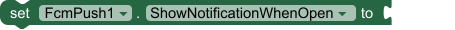 ShowNotificationWhenOpen