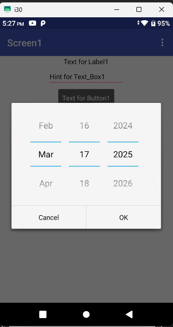 [FREE] WheelDatePicker | Date picker extension - Extensions - Kodular ...
