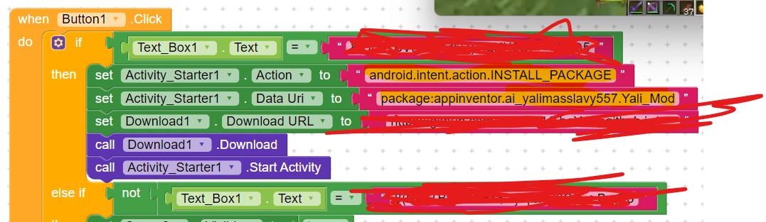 how To Install App In My App Using Activity Starter - Discuss - Kodular ...