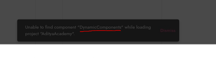 My project is not open showing this issue - Discuss - Kodular Community