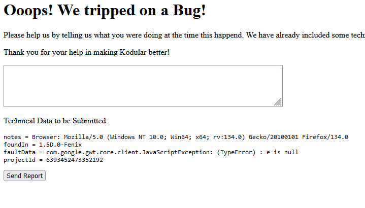 (An internal error has occurred) error when Export Project - Discuss ...