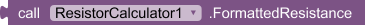FormattedResistance_Method