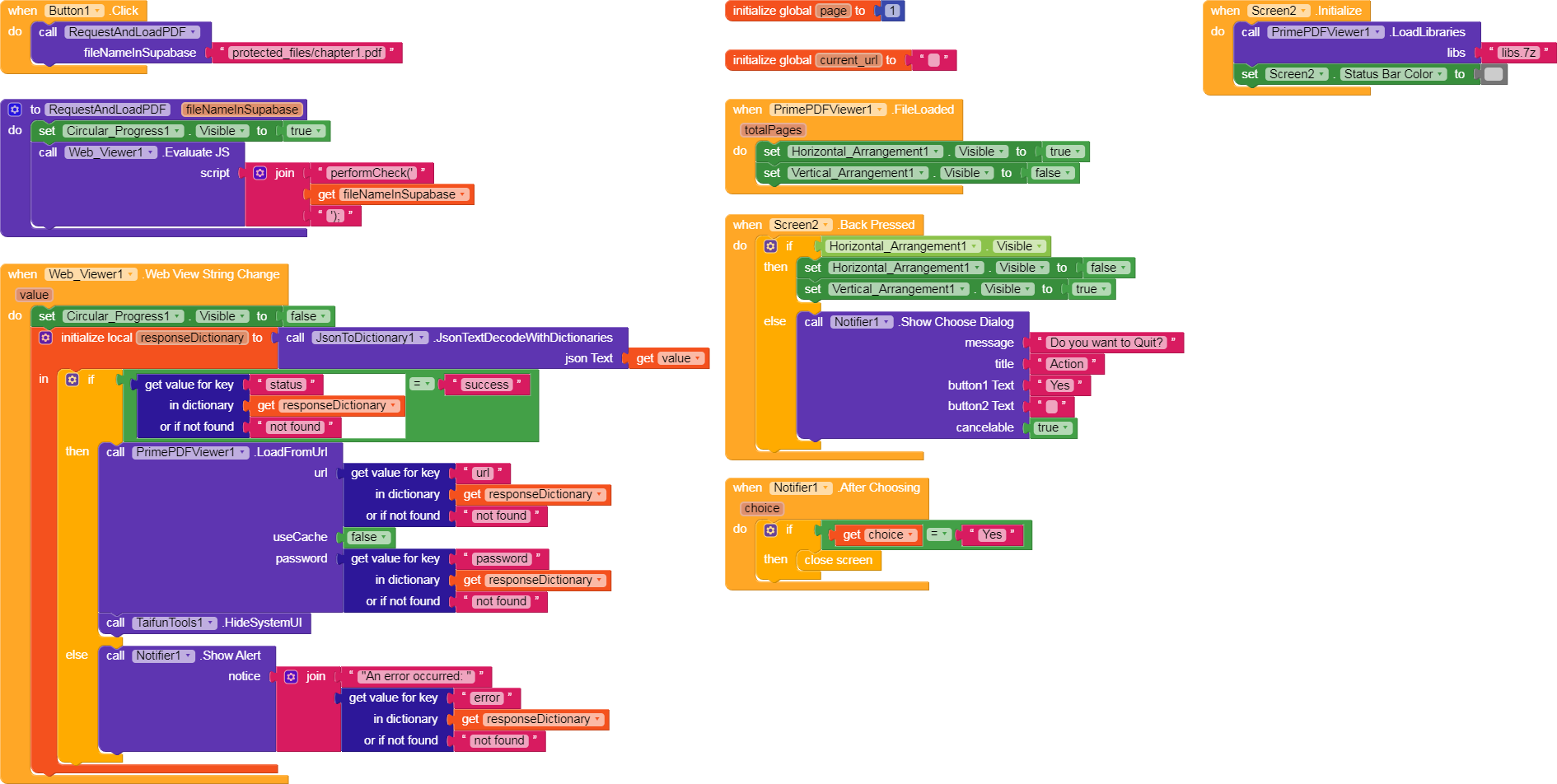 Help Reviewing Blocks for Play Integrity API & Supabase Integration ...
