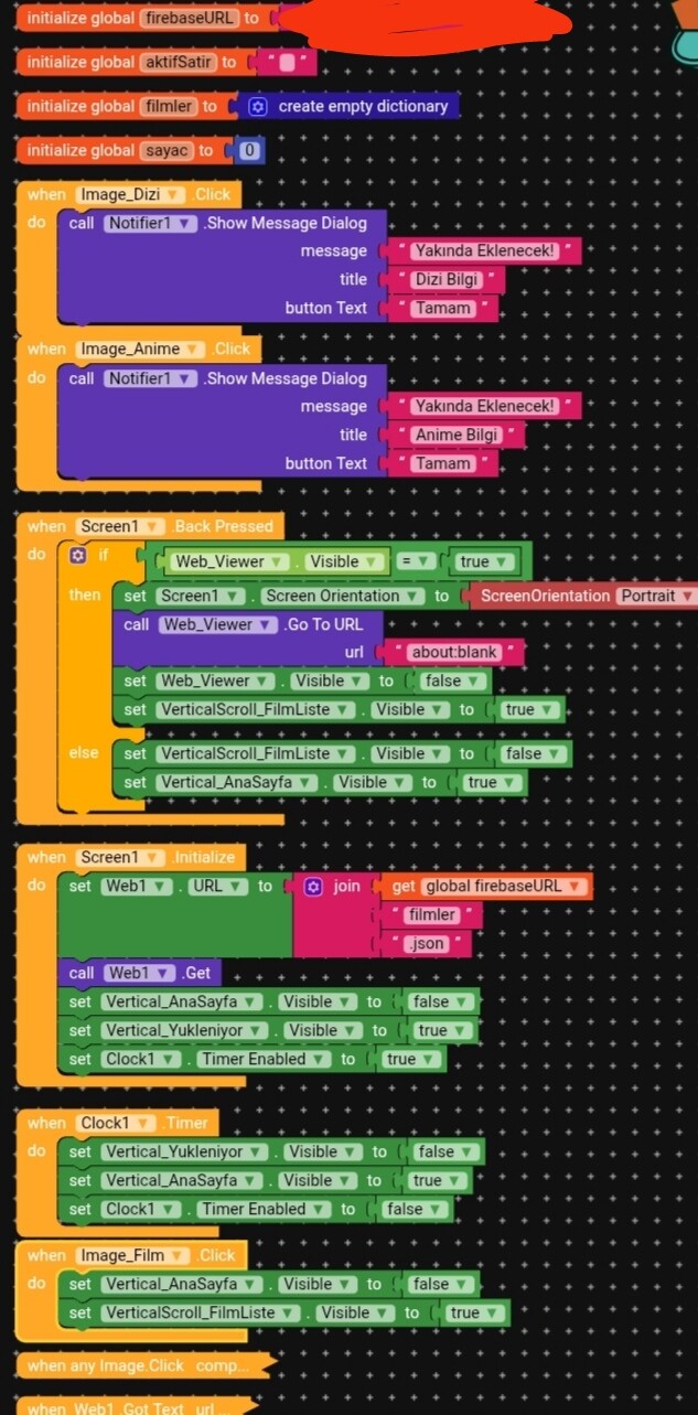 Replacing the Web Component with Firebase Database - Discuss - Kodular ...