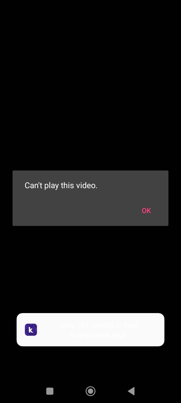 Error 701 "unable to load 'example.mp4'" im confused - Discuss ...