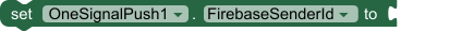 FirebaseSenderId