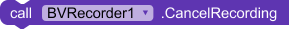 CancelRecording_Method