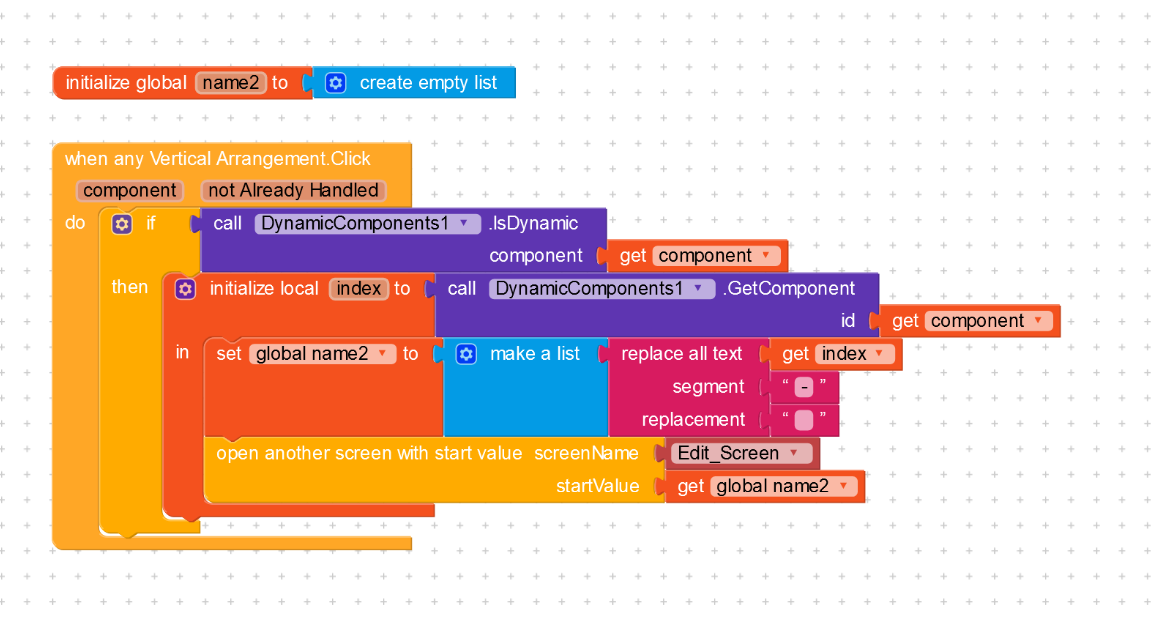 How to set when Any Vertical Arrangement is Click - Discuss - Kodular ...