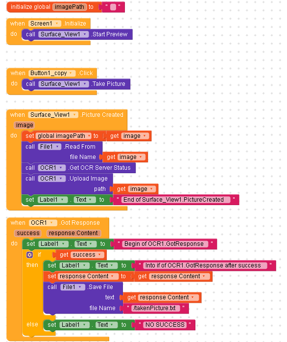 Simpleocr Image Example Question about a simple OCR App with surface view component as preview ...