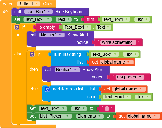 If element is present in list! - Discuss - Kodular Community
