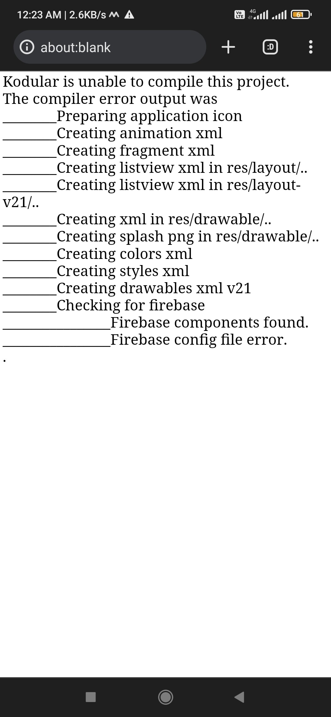 Firebase config file error - Discuss - Kodular Community
