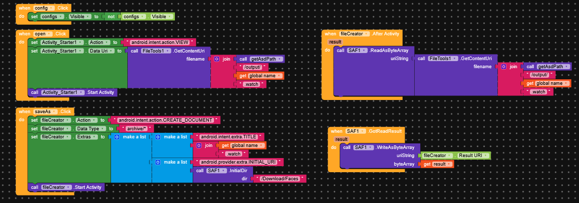 SAF: App Inventor implementation of Storage Access Framework - Page 11 ...