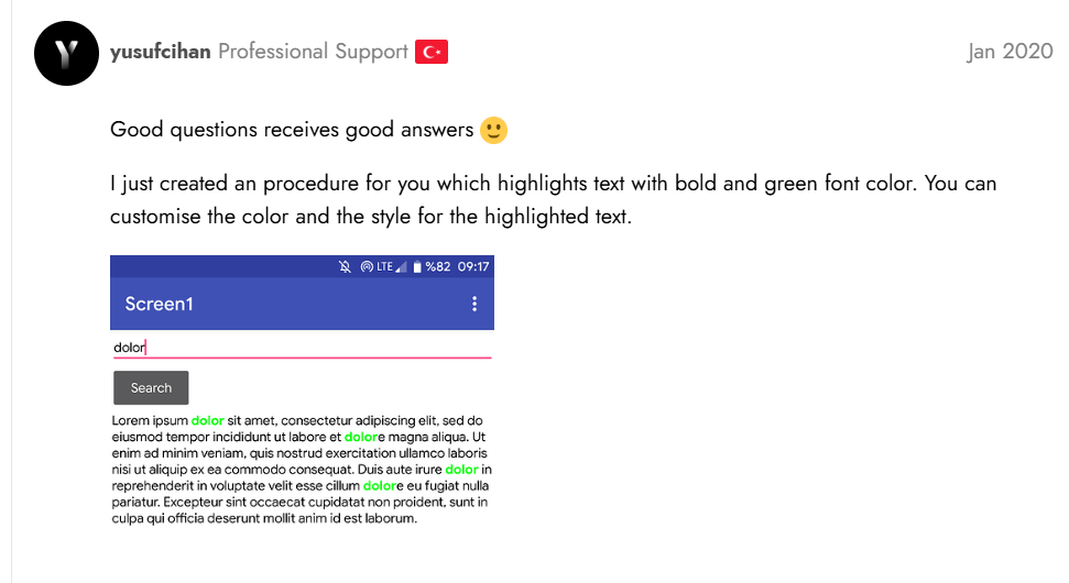 Search function in multiple Labels text - Discuss - Kodular Community