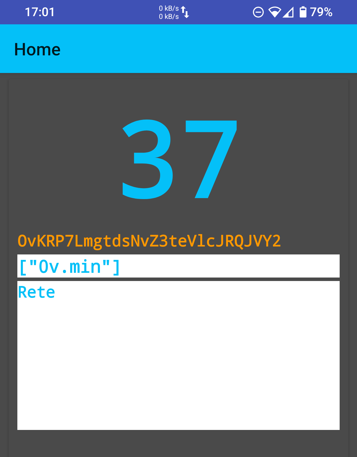 BUG ? PROBLEM displaying value with spaces on the app String value ...