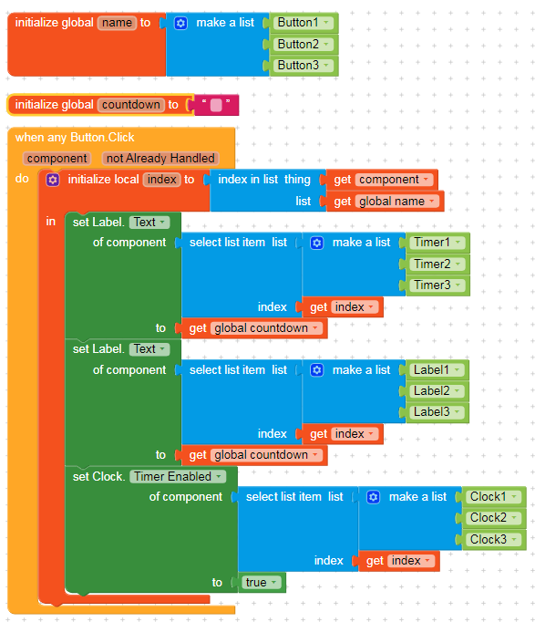 How to reference several UI elements when clicking a certain button to ...
