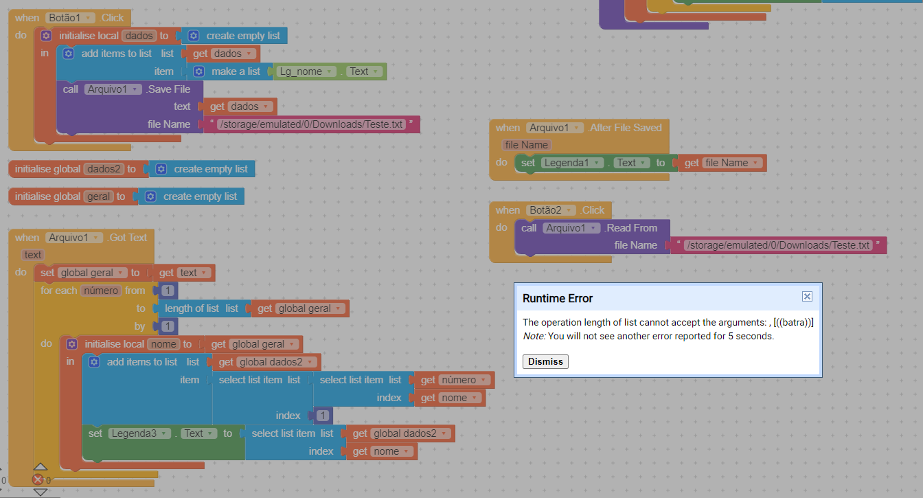 Error in List View - Discuss - Kodular Community